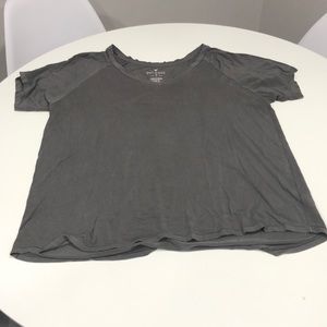 American Eagle Soft and Sexy Gray V Neck Tee